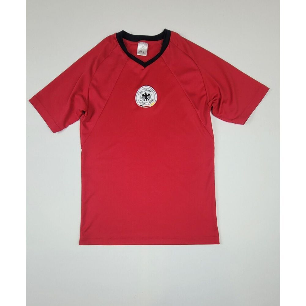 Germany Soccer Jersey Mens XS. 06'-08' Red Away Futbol Kit.